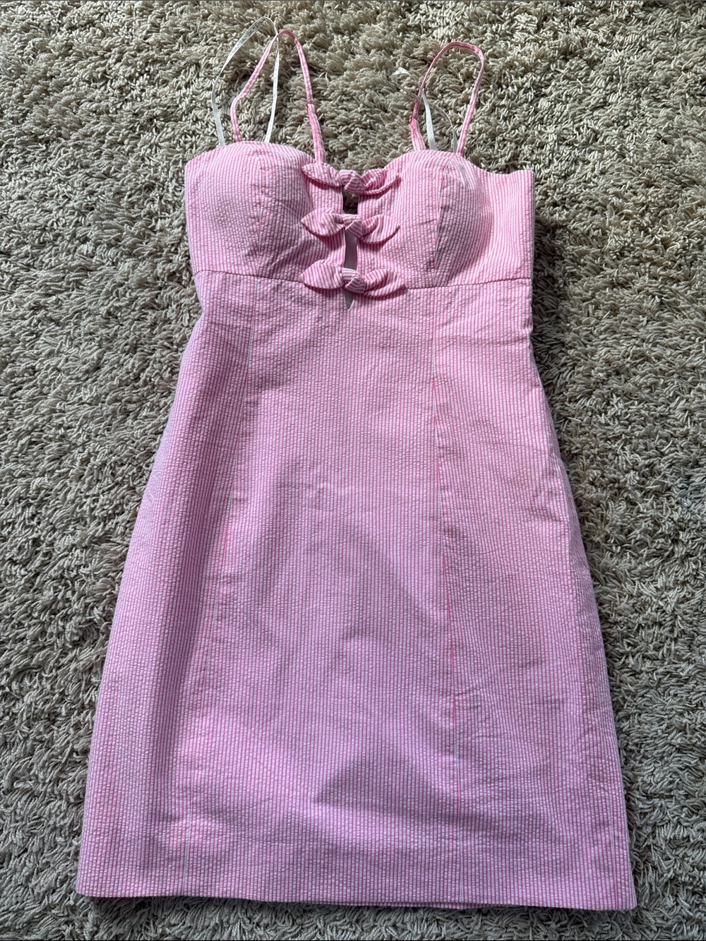 Lilly Pulitzer Pink Bow-Front Sundress Sz. 0